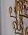 Gold Vintage Italian Wall Coat Rack in Gilt Wrought Iron, 1950s For Sale - Image 8 of 14