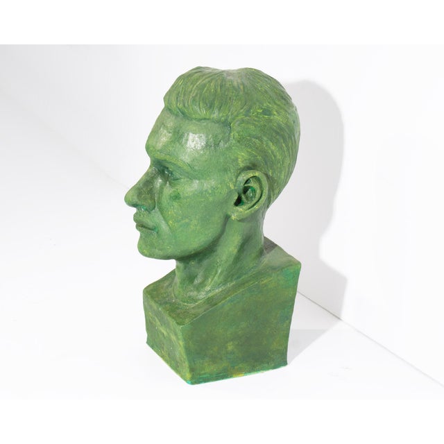 Contemporary Plaster Bust Sculpture by Lillian Harrington For Sale - Image 3 of 9