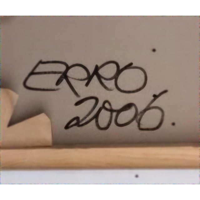 Signed Gudmundur Erró Oil on Canvas, Framed Pop Art Figurative Composition For Sale - Image 7 of 8