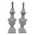 Pair of Hollywood Regency Plaster Lamps For Sale