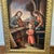 Rustic 20th Century Oil on Canvas Cuzco School Signed Framed Titled Work and Prayer For Sale - Image 3 of 12