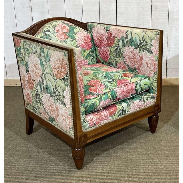 Art Deco Mahogany Armchairs, 1930s, Set of 2 For Sale - Image 3 of 18