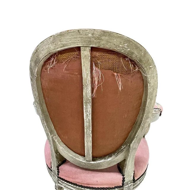 French Louis XVI Childrens Chair, 18th Century For Sale - Image 10 of 11