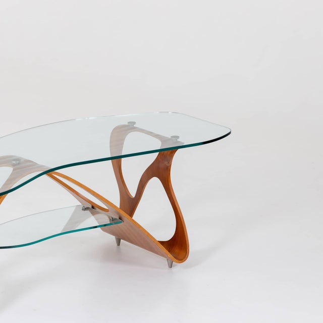 Arabesco Coffee Table by Carlo Mollino for Zanotta, Italy 20th Century For Sale - Image 10 of 18
