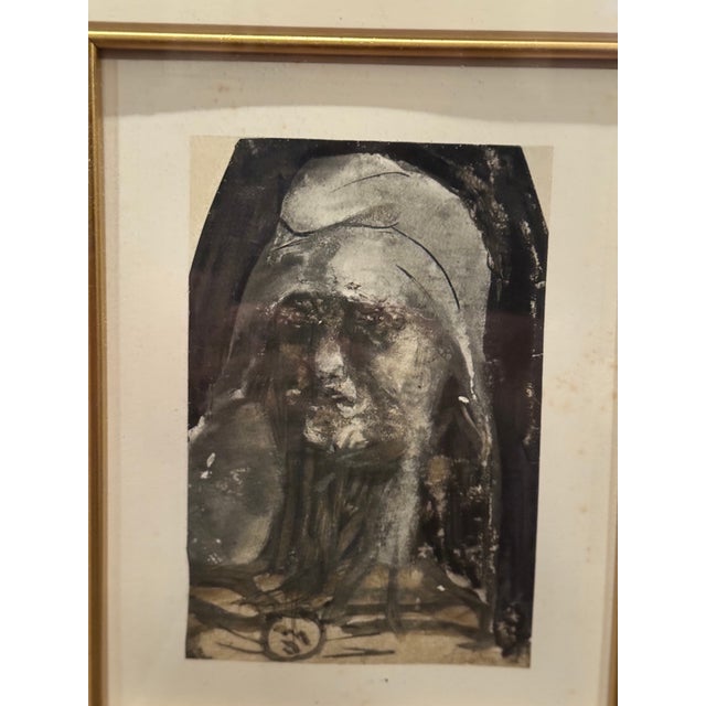 Traditional Auguste Rodin “Une De Trois Furies” 1897 Heliogravure, Edition of 125 For Sale - Image 3 of 6