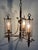 Neoclassical Empire Brass and Glass Chandelier, 1950s For Sale - Image 18 of 18