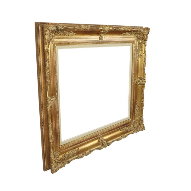 Baroque Style Frame in Classic Gold, 1920s For Sale - Image 12 of 18