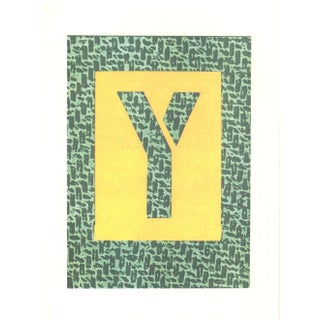 1991 'Y' From 'Hockney's Alphabet' by David Hockney For Sale