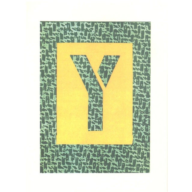 1991 'Y' From 'Hockney's Alphabet' by David Hockney For Sale