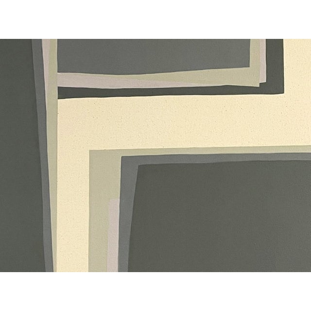 Textile Holland Geibe l "Do You Remember That Time?" Contemporary Geometric Abstract Hard-Edge Painting, 2022 For Sale - Image 7 of 7