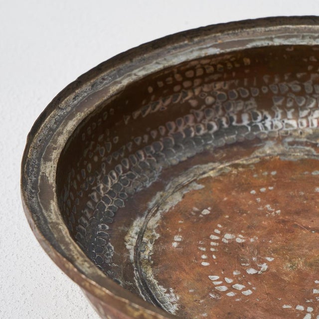1920s Hand-Hammered Patinated Decorative Bowl, 1920s For Sale - Image 5 of 10