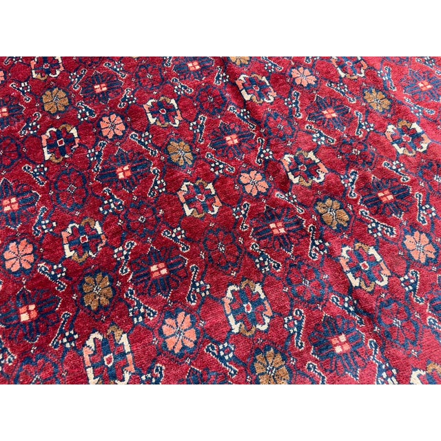 Vintage Turkmen Tribal Rug - 6'4 X 9'2 For Sale - Image 6 of 9