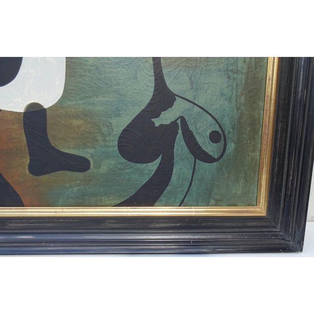 After Joan Miro, Rhythmic Characters, 1973, Print, Framed For Sale - Image 10 of 15