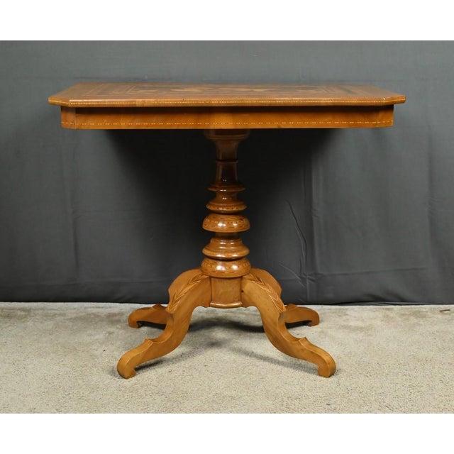 Coffee Table in Cherry and Walnut For Sale - Image 17 of 18