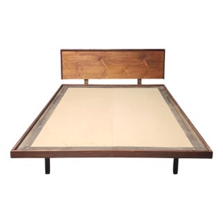 Full-Size Teak Bed Frame by Richard Artschwager For Sale