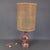 Abstract Table Lamp in Ceramic Majolica with Pink Fabric Lampshade from Laveno, 1960s For Sale - Image 6 of 13