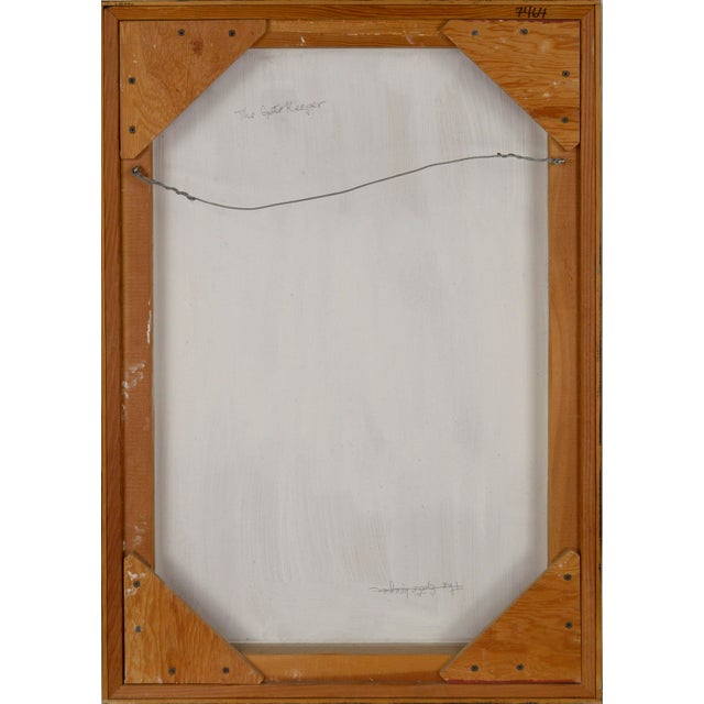 "The Gate Keeper", Bay Area Figurative Abstract by John Hoft For Sale - Image 11 of 11