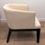 Contemporary Pair of West Elm Oliver Modern Barrel Chairs in Cream For Sale - Image 3 of 8