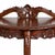 Antique Venetian Mahogany Demilune Console by Eugenio Quarti For Sale - Image 11 of 14