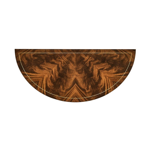 2020s Pair of Small Mahogany Console Tables For Sale - Image 5 of 8