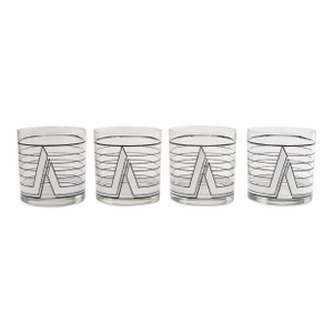 Vintage Brazilian Post-Modern Cocktail Glasses - Set of 4