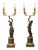 Antique French Bronze and Ormolu Two Light Candelabra, Set of 2 For Sale