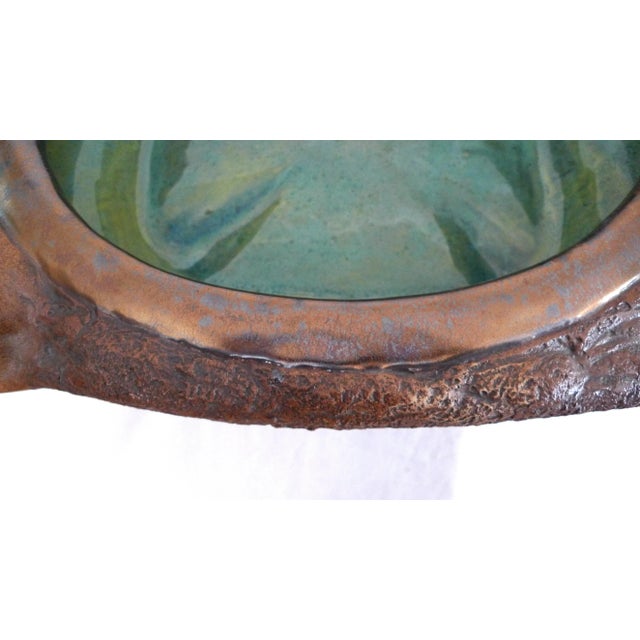 Gothic 2000s Earthenware Basin, Richard Zunker's Four Mermaids of the Oceans For Sale - Image 3 of 8