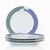 Serve up your coziest meal with our charming porcelain dinner plates. Made by the finest artisans in Portugal, this four-...