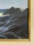 Vintage Original Realistic Seascape Oil Painting in Gold Frame For Sale - Image 4 of 6