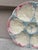French 19th Century Majolica Pink & Blue Oyster Plate Gien For Sale - Image 3 of 4
