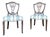 Pair of Hepplewhite Style Dining Chairs For Sale