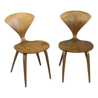 Norman Cherner Plycraft Chairs- A Pair For Sale