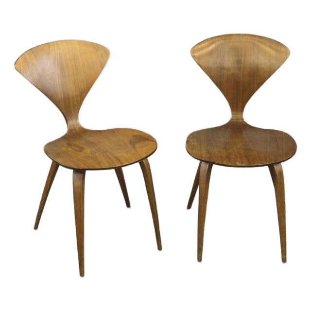 Norman Cherner Plycraft Chairs- A Pair For Sale