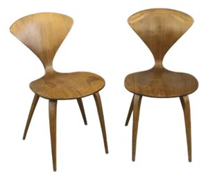 Norman Cherner Plycraft Chairs- A Pair