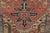 Traditional Antique Persian Heriz Rug With Geometric Medallion in Red & Blue - Rug & Kilim For Sale - Image 3 of 8