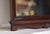 Wood Mid Century Mahogany Wall Mirror With Floral Pediment For Sale - Image 7 of 10