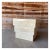 Late 20th Century Mid Century Italian Modern Travertine Petite Side Table or Low Pedestal For Sale - Image 5 of 11