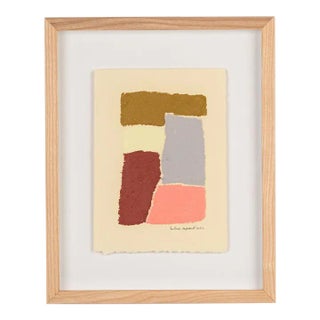 Abstract Oil Painting by French Artist Hortense Reynaud For Sale