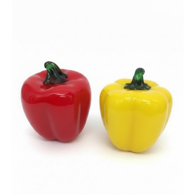 Vintage Hand-Blown Art Glass Vegetable Collection, Set of 9 For Sale In Greensboro - Image 6 of 7