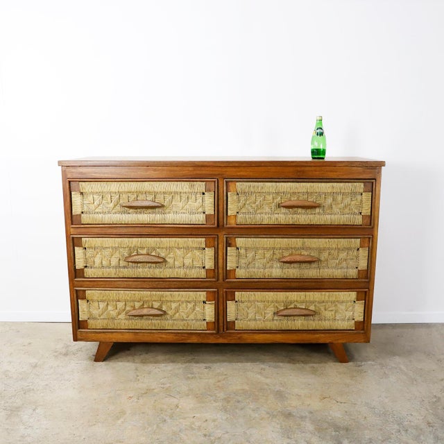 Brown 1960s Midcentury Mexican Drawer in the Style of Clara Porset For Sale - Image 8 of 17