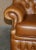 Small Wide Tan Leather Tufted Chesterfield Sofa with High Back For Sale - Image 12 of 18