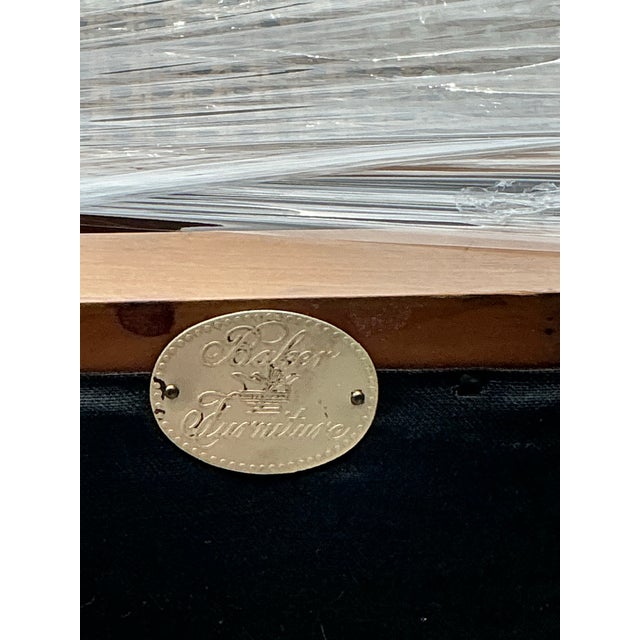 Vintage Baker Cane Panel Lounge Chairs - A Pair For Sale - Image 12 of 12