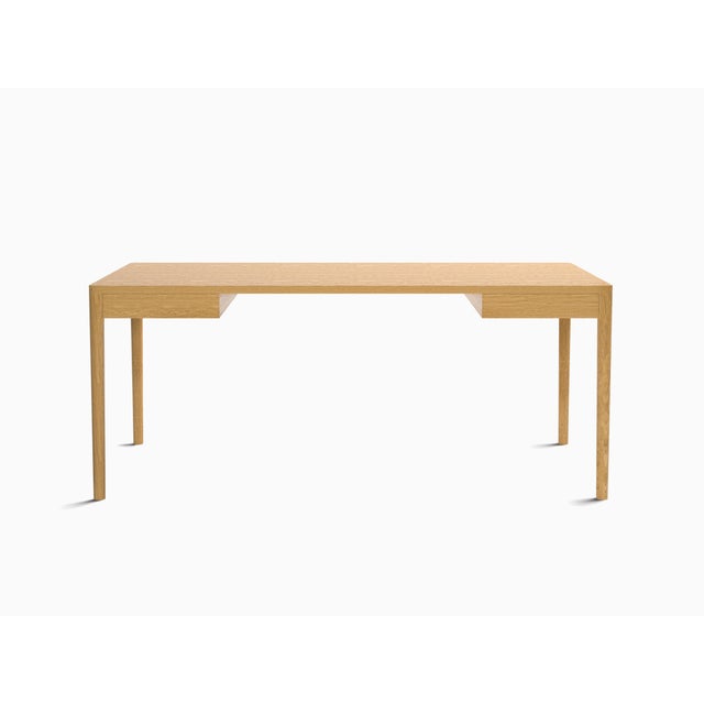 Minimalist Modern Work Desk in Oak by Pedro Sotomayor For Sale - Image 11 of 11