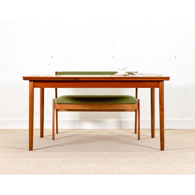 Danish Extending Table in Teak, 1950s For Sale - Image 11 of 12