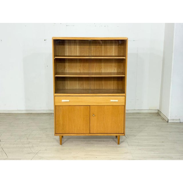 Mid-Century Modern Bookcase in Elm, 1960s For Sale - Image 12 of 12