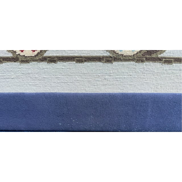 Rare Large Paul Smith "Trains" Needlepoint Wall Art — 65" Wide, Framed & Signed For Sale - Image 15 of 16
