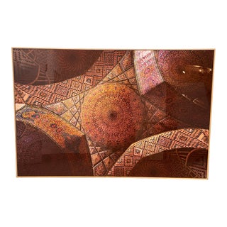 Elena Riim for Four Hands Art Studio/Getty Images “Pink Mosque Tilework” Framed ChromaLuxe Photograph For Sale
