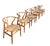 Vintage Wishbone Chairs by Hans Wegner for Carl Hansen, 1960s, Set of 6 For Sale
