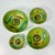 Olive 1950s Vintage Mexican Southwestern Folk Art Tlaquepaque Pottery Serving Bowls - Set of 4. For Sale - Image 8 of 12