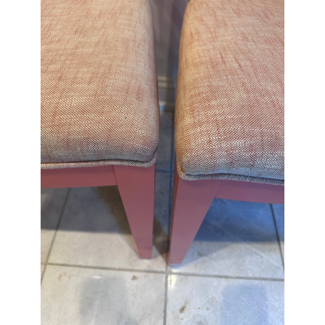 2010s Pair of Kindel Trellis Side Chairs For Sale - Image 5 of 10